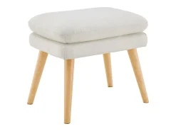 Zenia | Cadeira de acento estofada em PU Creme